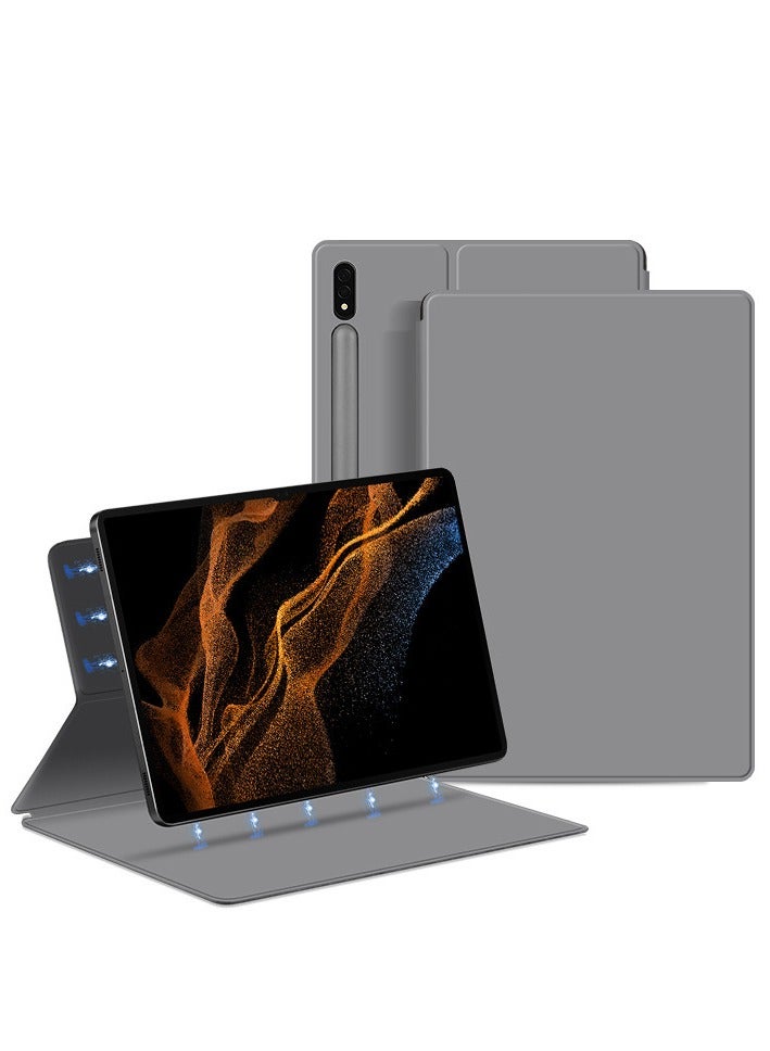 Samsung Galaxy Tab S9 Ultra/S10 Ultra Case 14.6 inch Ultra Thin Smart Magnetic Cover With Pen Slot Leather Shell Sleep Wake-Up - Image 1